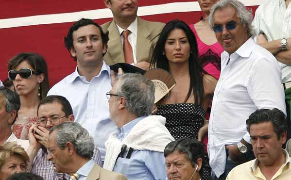  Flavio Briatore en los toros